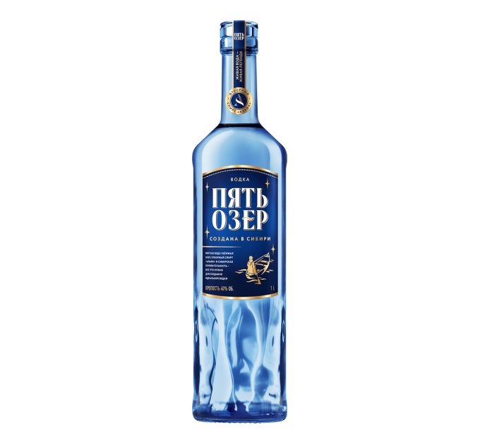 Водка «Пять Озёр» 1 л