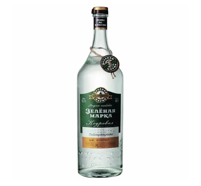 Водка «Зелёная Марка» 1.0 л