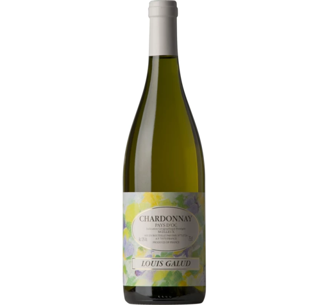 Вино «Louis Gallet Chardonnay» белое полусладкое