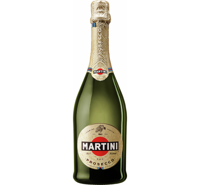 Шампанское «Martini Prosecco» 0.75 л белое сухое