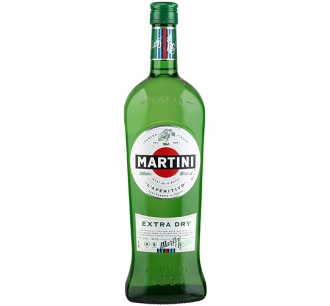 Вермут «Martini Extra Dry» 1 л белое сухое
