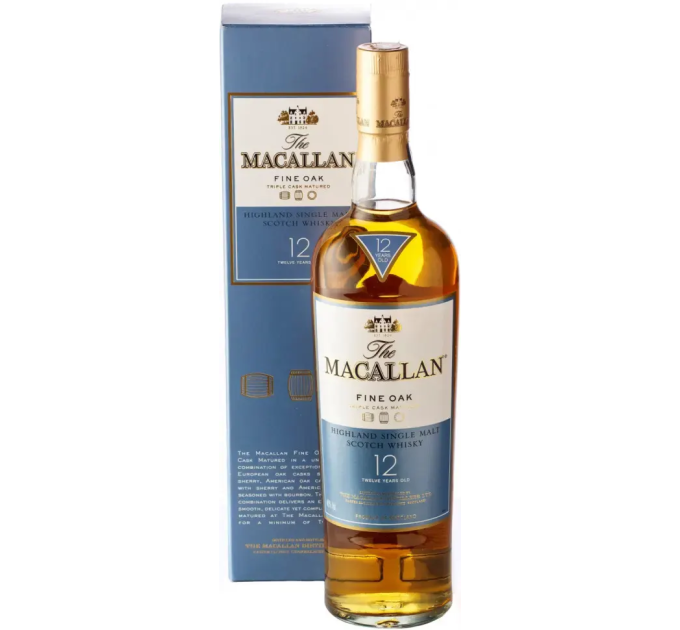 Виски «The Macallan 12 лет» 0.7 л
