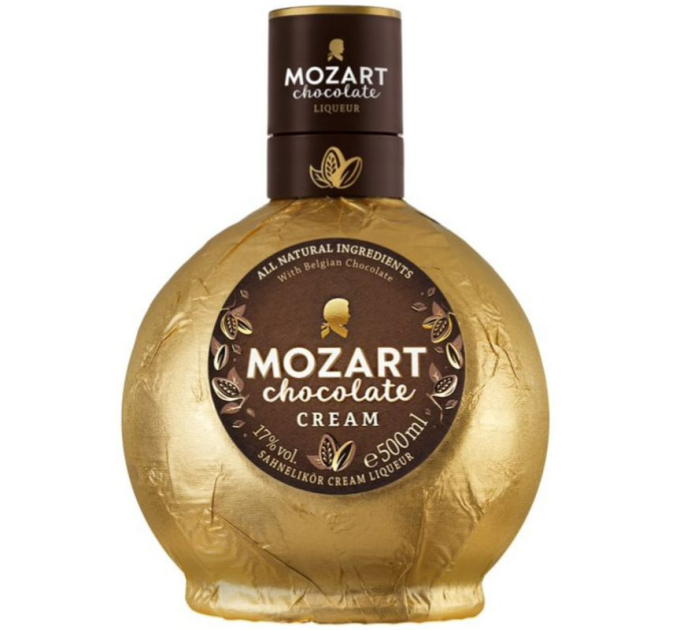 Ликёр Mozart Chocolate Cream эмульсионный 17% 0.5L