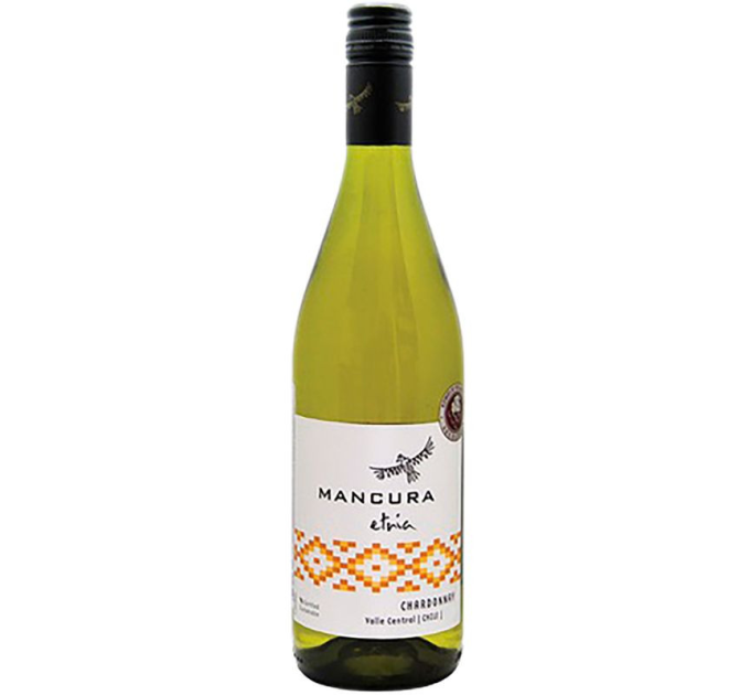 Вино «Mancura Chardonnay» 0.75 л белое сухое