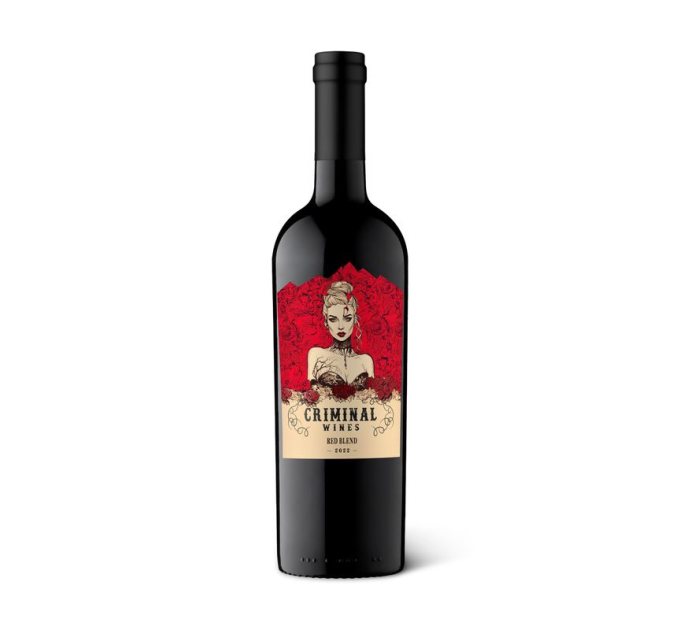 Вино Criminal Wines Red Blend красное полусухое 13.5%