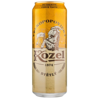 Пиво «Velkopopovický Kozel Světlý» 0.5 л