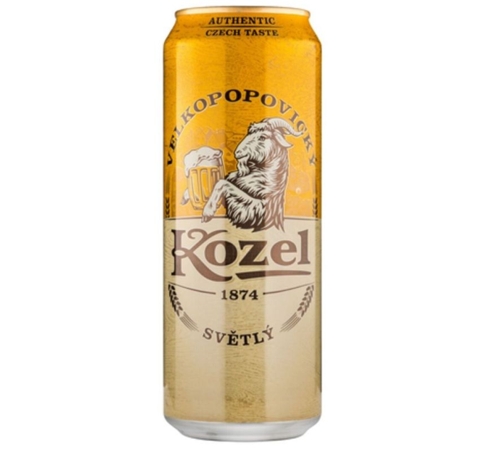 Пиво «Velkopopovický Kozel Světlý» 0.5 л