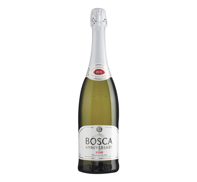 Шампанское «Bosca Anniversary» 0.75 л белое полусладкое
