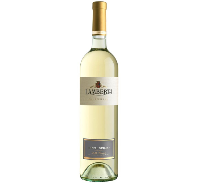 Вино «Lamberti Pinot Grigio» 0.75 л белое полусухое