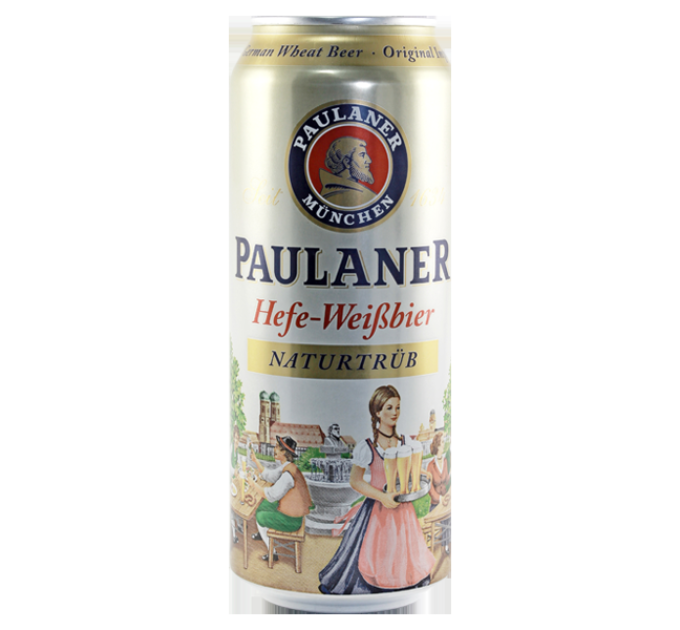 Пиво «Paulaner Hefe‑Weißbier Naturtrüb» 0.5 л