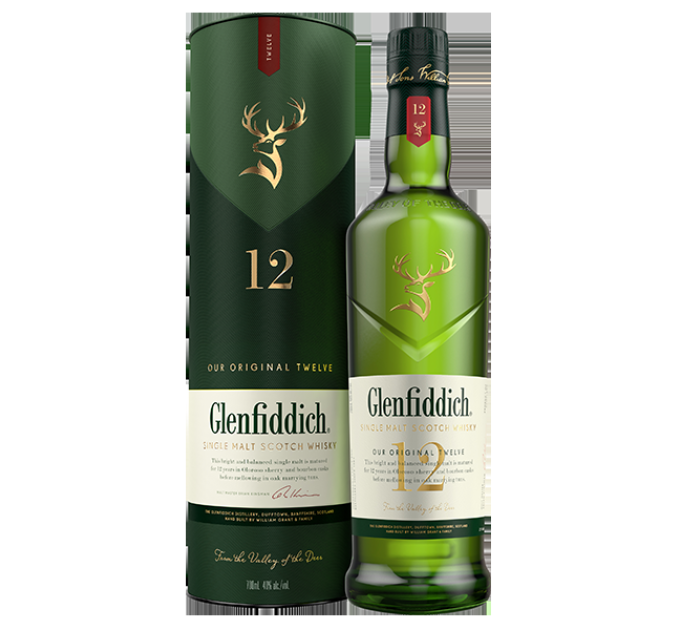 Виски «Glenfiddich 12 лет» 0.5 л