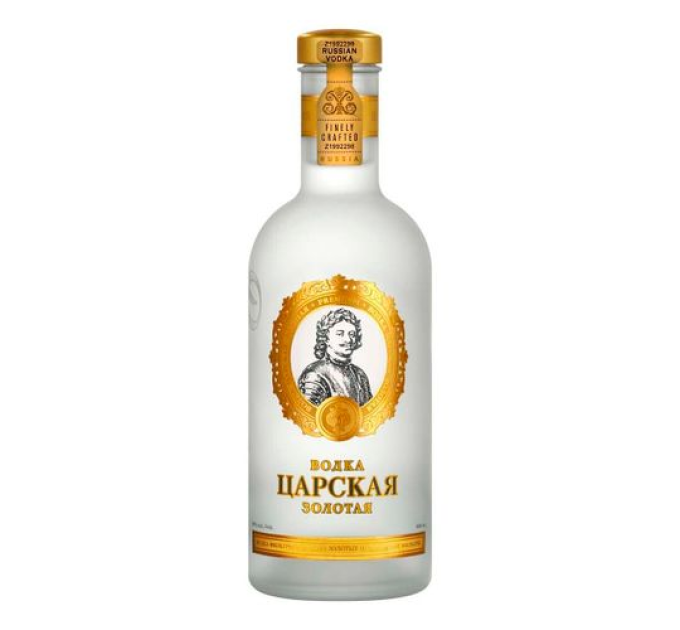 Водка «Царская золотая» 0.5 л