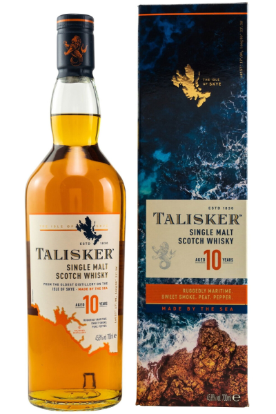 Виски «Talisker 10 лет» 0.7 л