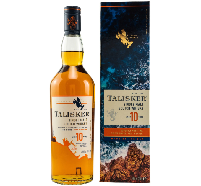 Виски «Talisker 10 лет» 0.7 л