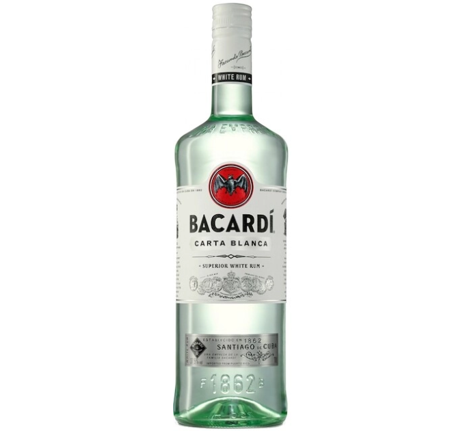 Ром «Bacardi Carta Blanca» 0.5 л