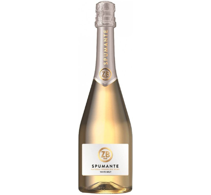 Вино игристое ZB Wine Спуманте брют белое 12.0%